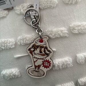 Coach Ice Cream Sundae Keychain